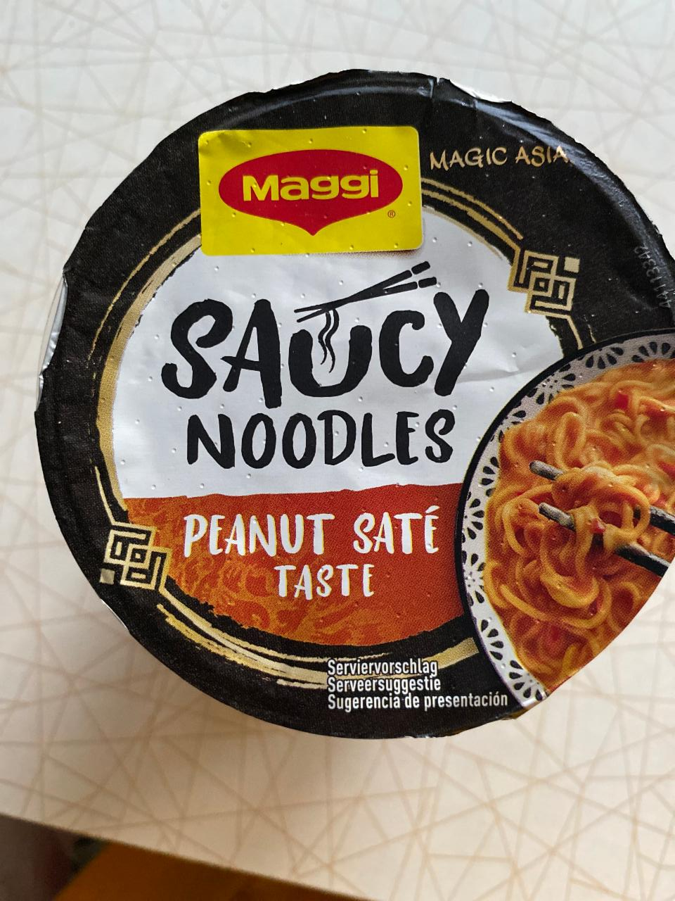 Фото - Saucy noodles peanut saté Maggi