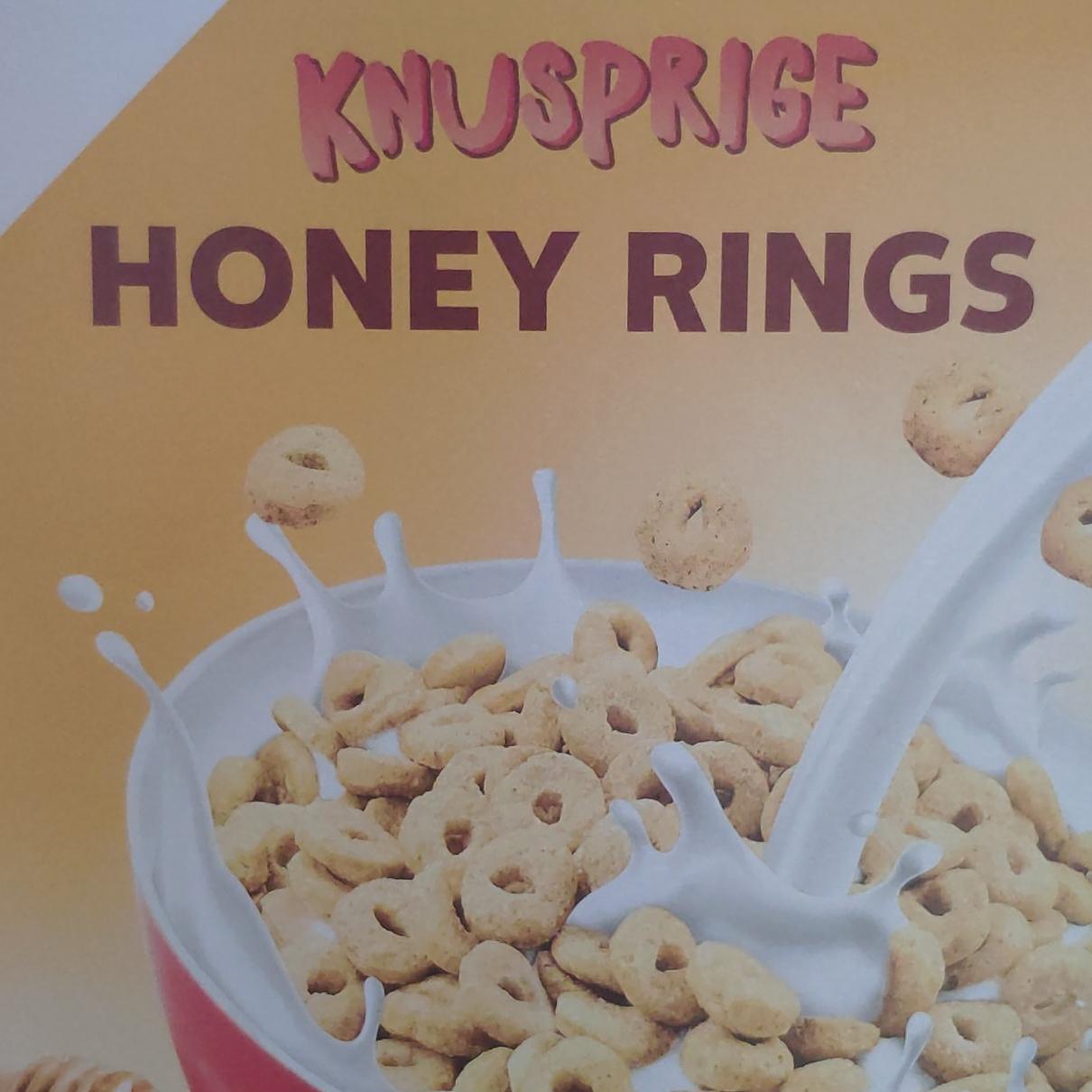 Фото - Хлопья кольца медовые Honey Rings Knusprige K-Classic