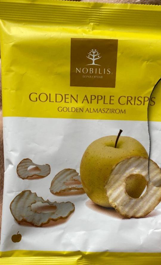 Фото - Чипсы яблочные golden apple crisps Nobilis