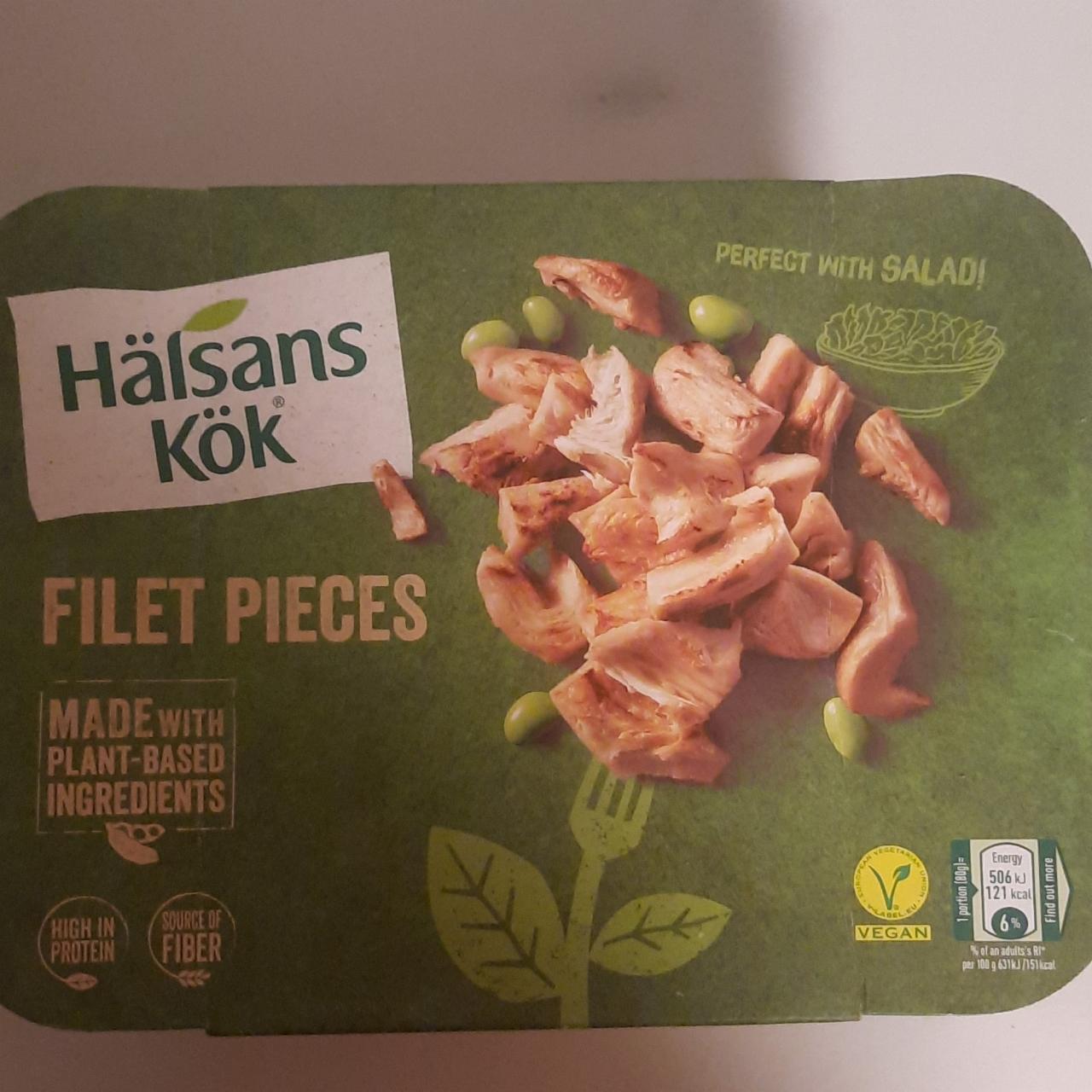 Фото - Соевое мясо филе кусочки filet pieces vegan Hälsans Kök