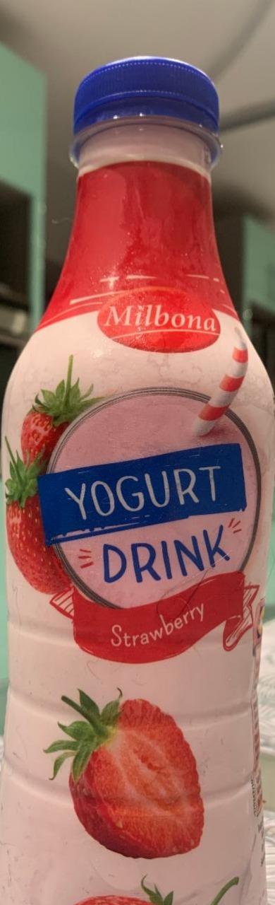 Фото - Yogurt Drink Strawberry Milbona