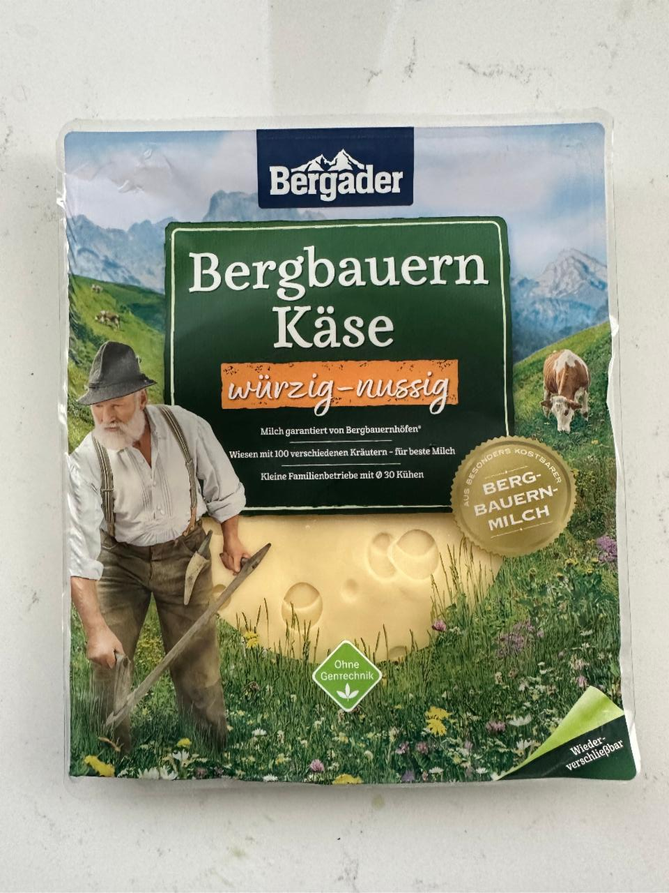 Фото - Bergbauern Käse würzig nussig Bergader