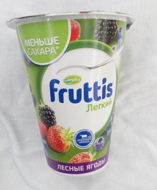 Фото - Продукт йогуртный легкий 0.1% лесные ягоды Fruttis Фруттис
