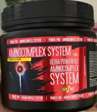 Фото - Аминокислота Aminocomplex System с ароматом клюквы Power Pro