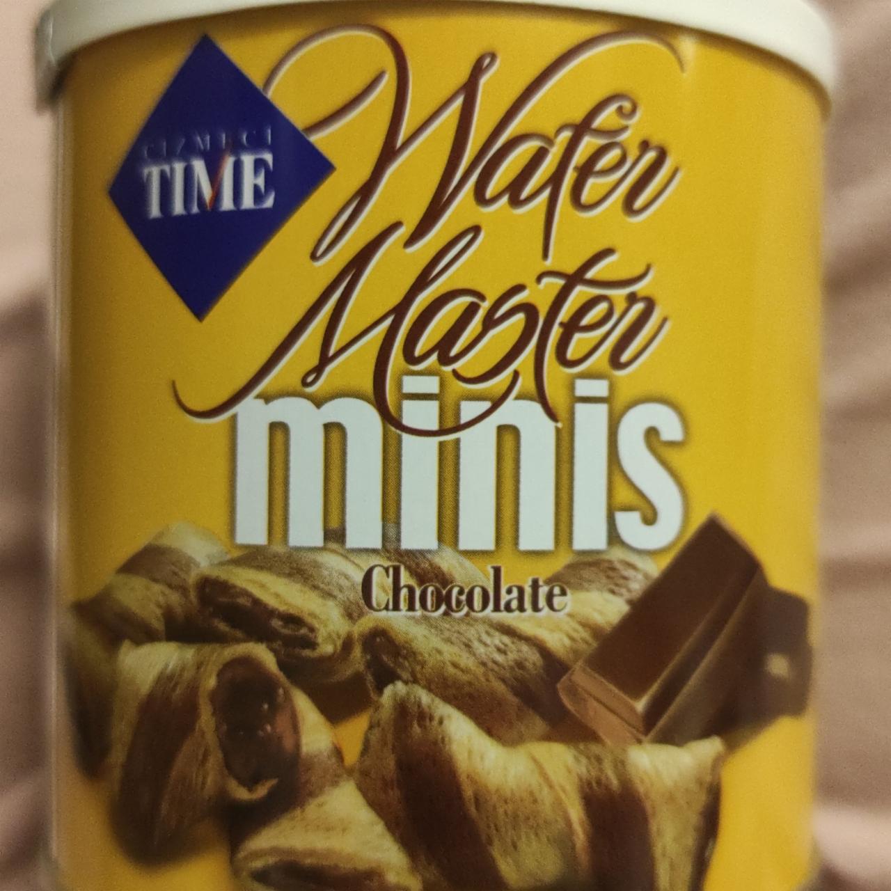 Фото - мини вафельные трубочки с шоколадом Wafer master minis Cizmeci Time