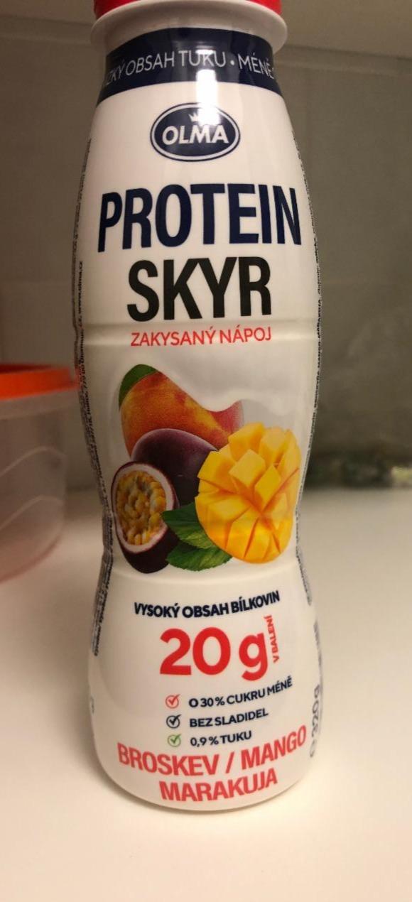 Фото - Йогурт 0.9% со вкусом персик-манго-маракуйя Protein Skyr Olma