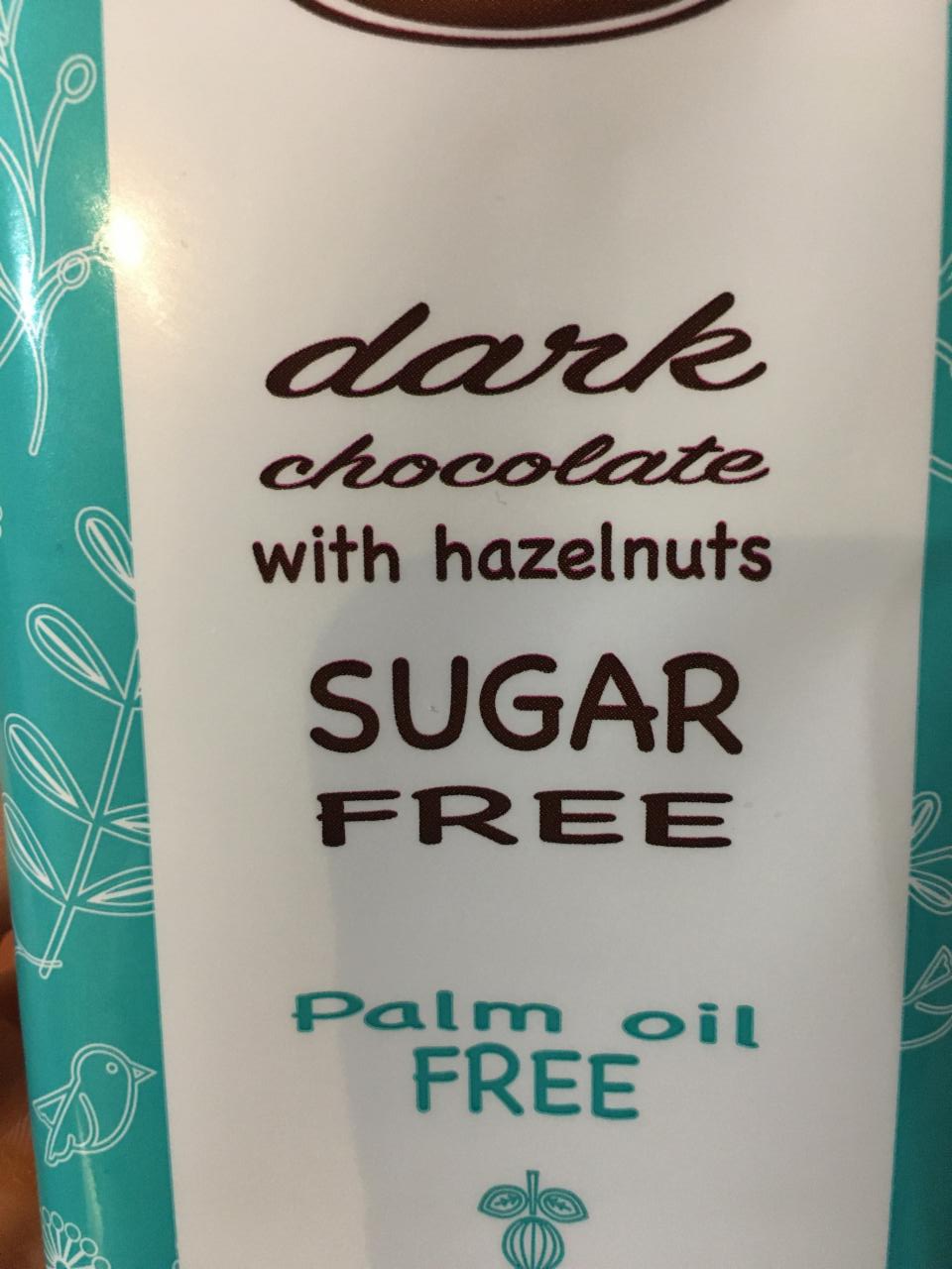 Фото - dark chocolate with hazelnuts sugar free Chocoland