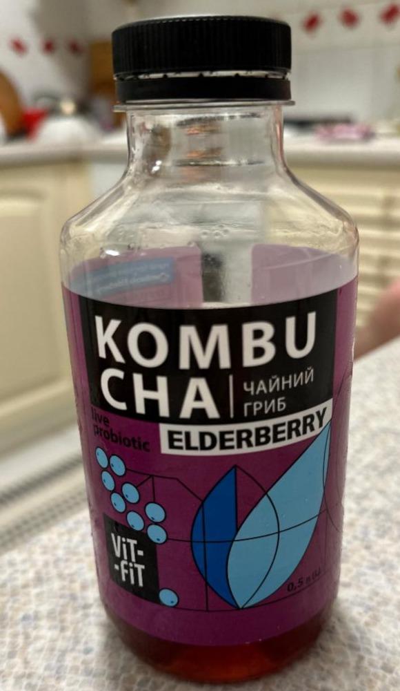 Фото - Напиток чайный гриб Kombucha Elderberry Vit-fit