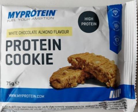 Фото - Protein cookie white chocolate almond flavour My Protein