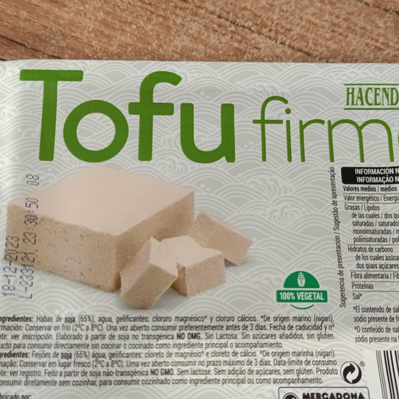 Фото - сыр тофу tofu Firme Hacendado