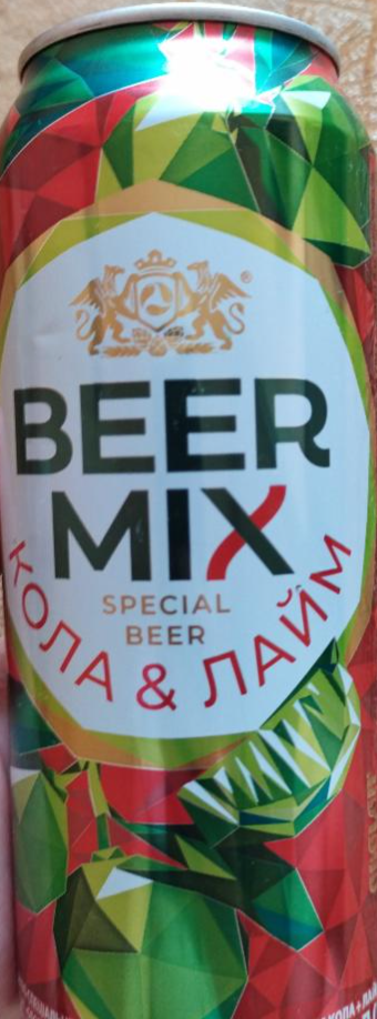 Фото - Пиво Beer Mix cola lime Оболонь