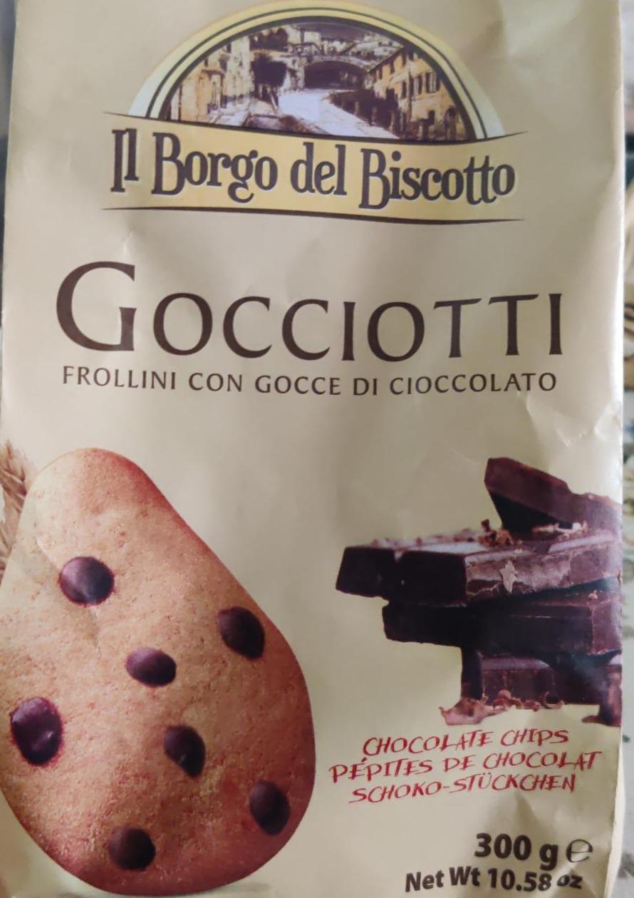 Фото - печенье с кусочками шоколада Il Borgo del Biscotto