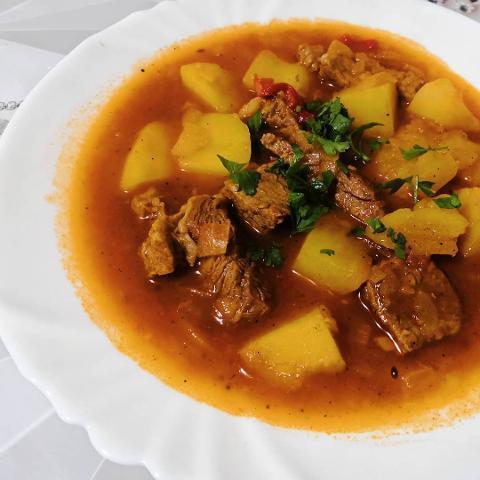 Фото - Суп с укропом, говяжьим мясом и картофелем