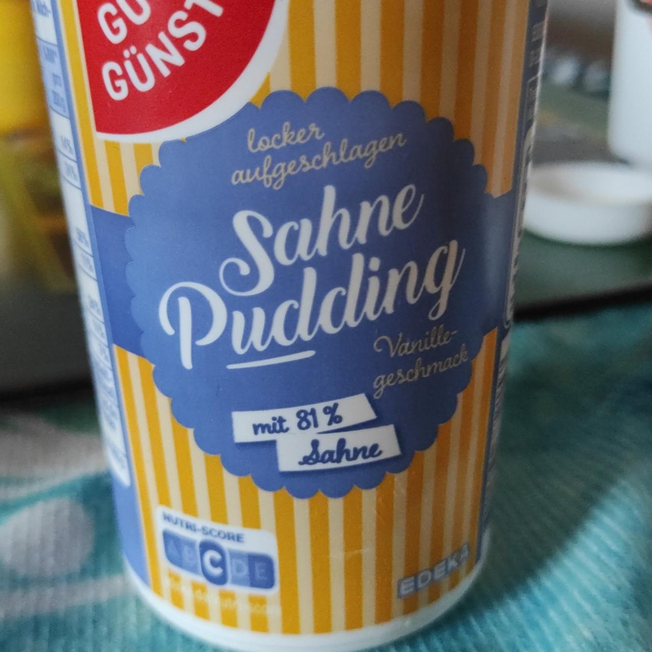 Фото - ванильный пуддинг Sahne Pudding Gut&Günstig