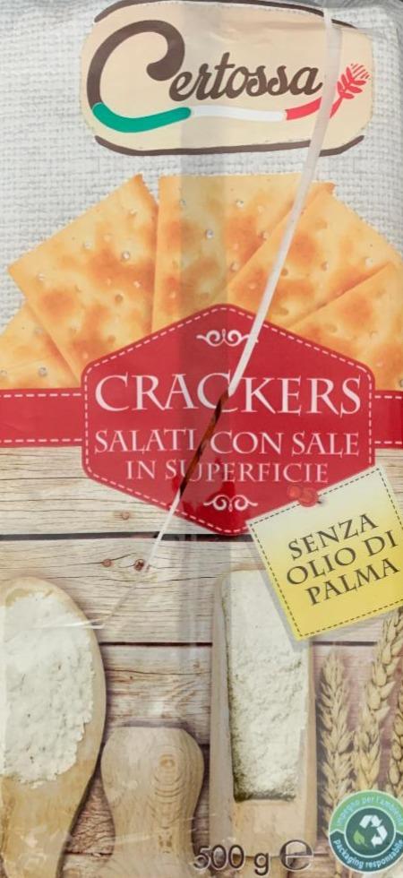 Фото - Крекеры салатные с солью Certossa Crackers