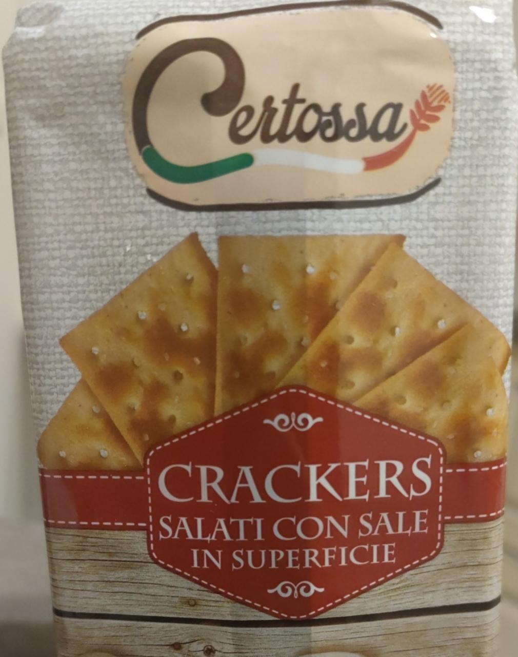 Фото - Крекеры салатные с солью Certossa Crackers