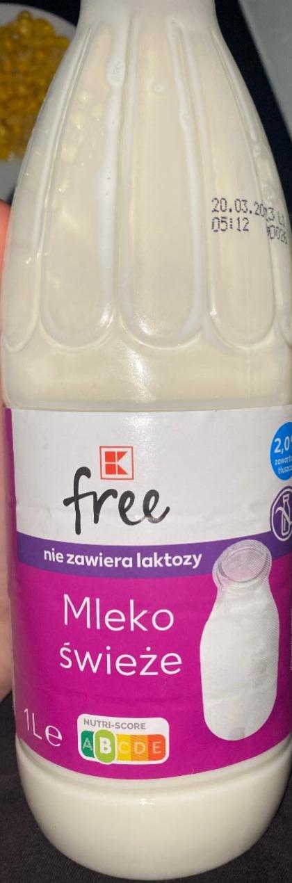 Фото - Молоко 2% безлактозное Mleko Swieze K-Free Kaufland