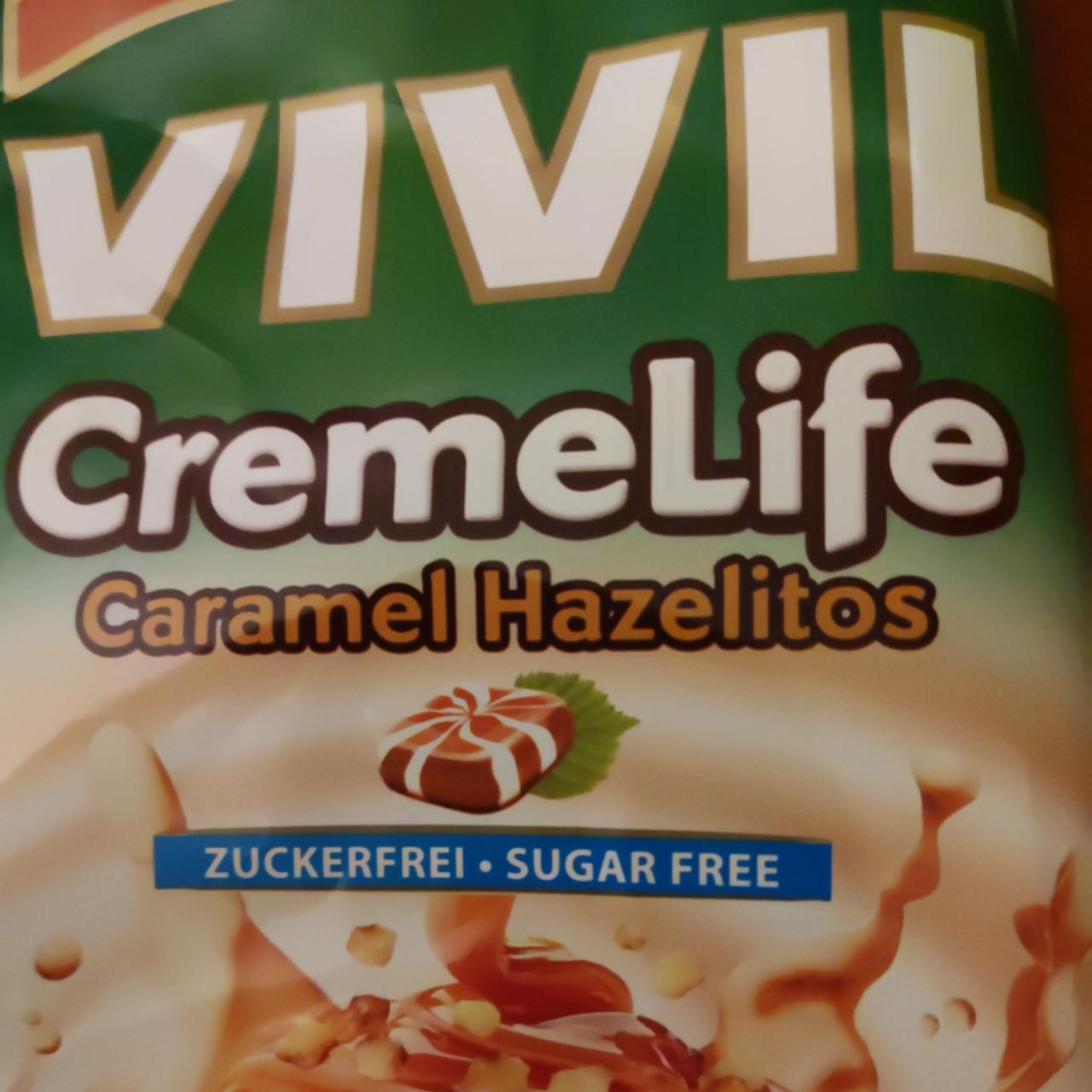 Фото - Конфеты карамельные со вкусом лесного ореха CremeLife без сахара Vivil