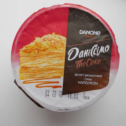Фото - Десерт творожный Danone Даниссимо Наполеон.