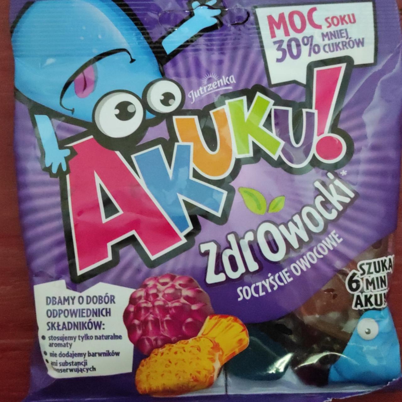Фото - Жевательные конфеты с соком Zdrowocki Akuku!