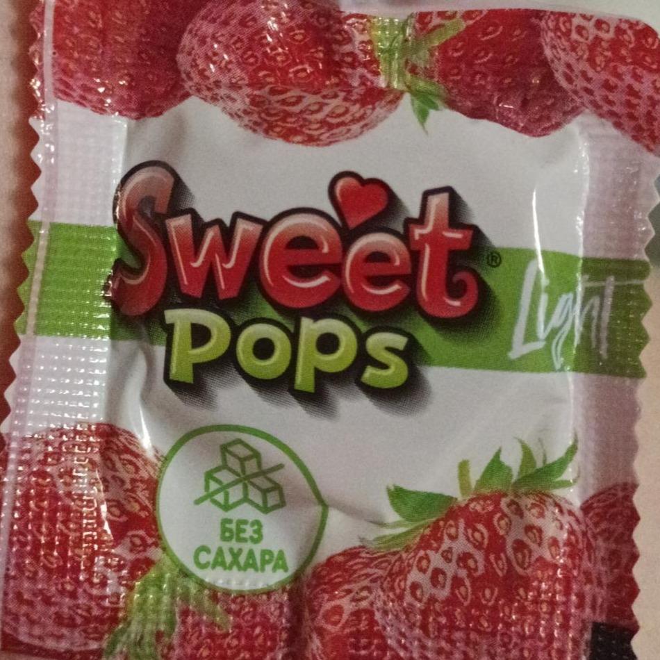 Фото - Леденцы без сахара на палочке с клубникой Sweet pops light Сладкая Сказка
