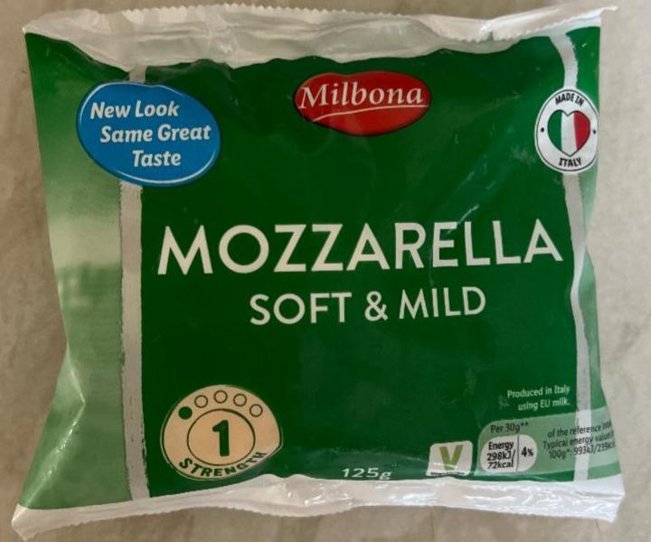 Фото - Mozzarella soft&mild Milbona