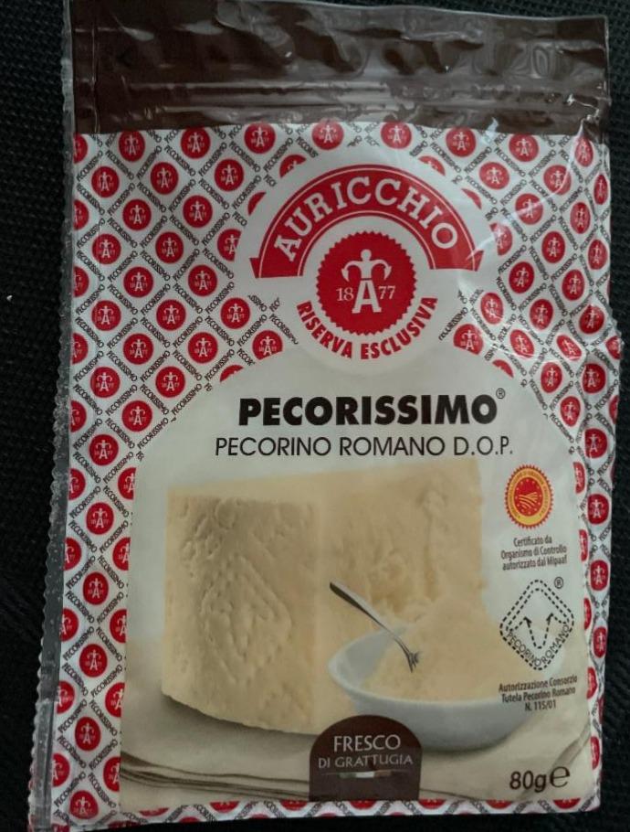 Фото - Сыр тертый 36% Pecorissimo Pecorino Romano Auricchio