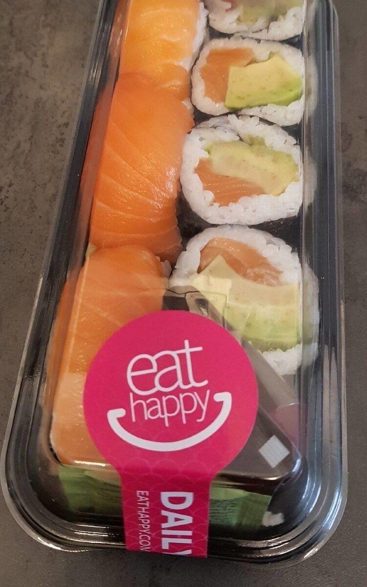 Фото - Суши с лососем и авокадо Eat happy Daily