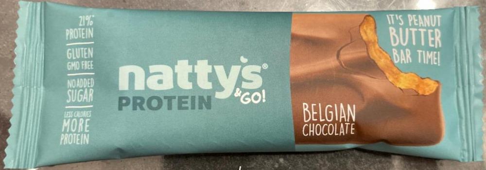 Фото - Protein батончик belgian chocolate Nattys&Go!