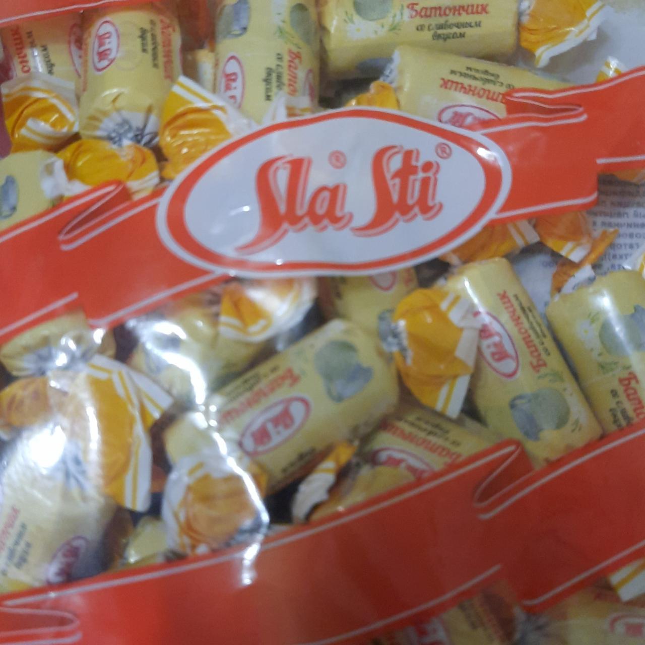 Фото - Конфеты батончики неглазированные со сливочным вкусом Sla Sti
