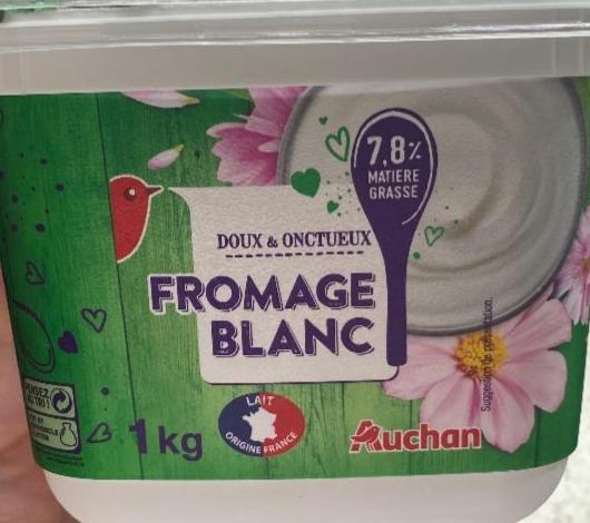 Фото - Сыр сливочный 7.8% Fromage Blanc Auchan