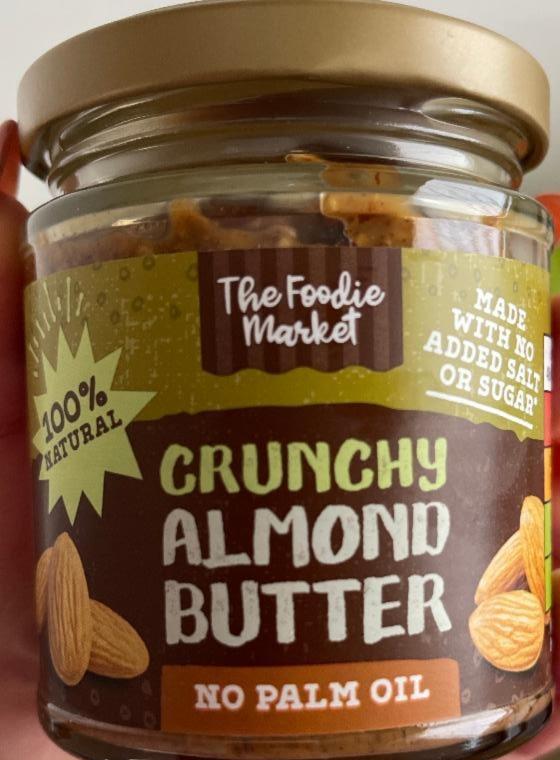 Фото - Паста миндальная Crunchy Almond Butter The Foodie Market