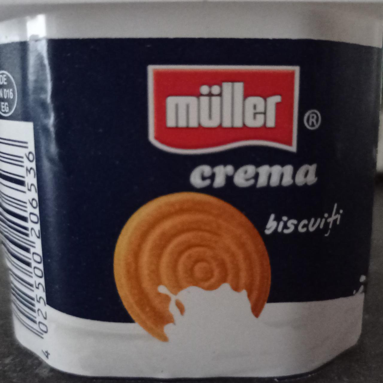 Фото - Крем-йогурт со вкусом печенья Muller