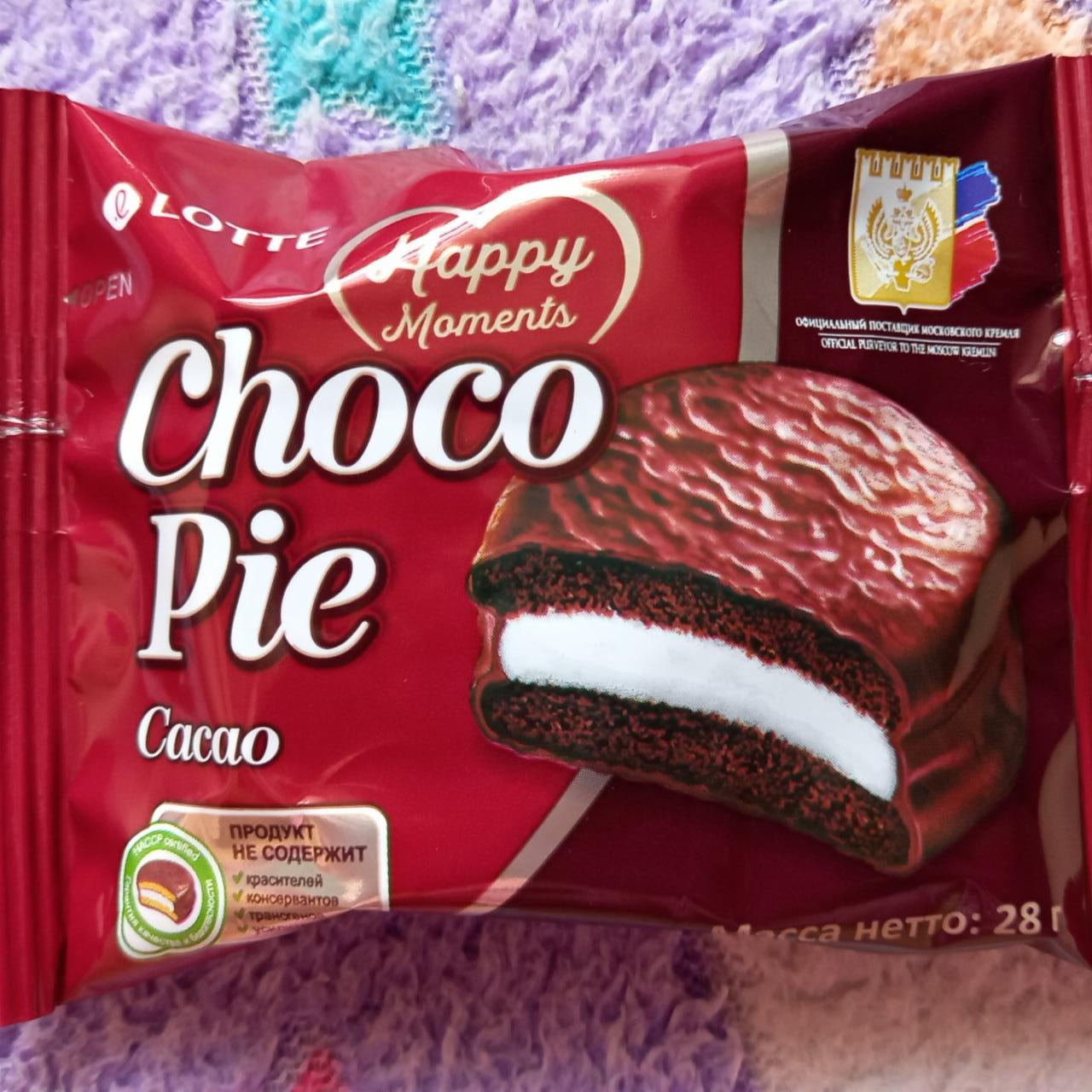 Фото - Choco Pie cacao Lotte
