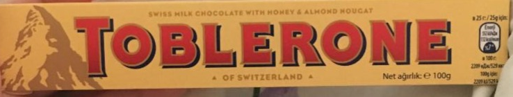 Фото - швейцарский молочный шоколад Toblerone
