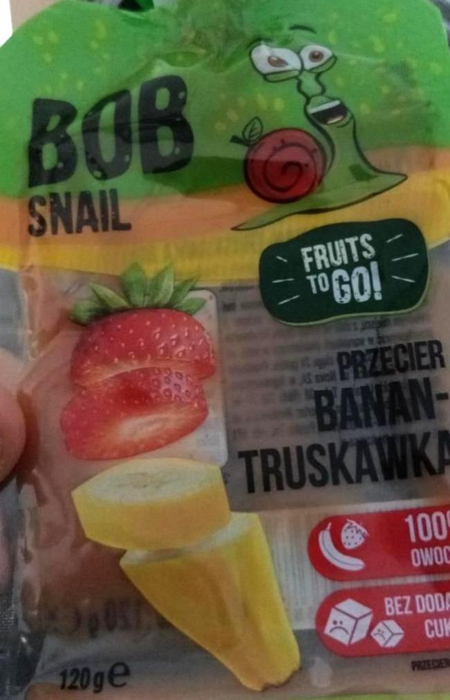 Фото - Пюре фруктовое Смузи Банан-клубника Улитка Боб Bob Snail