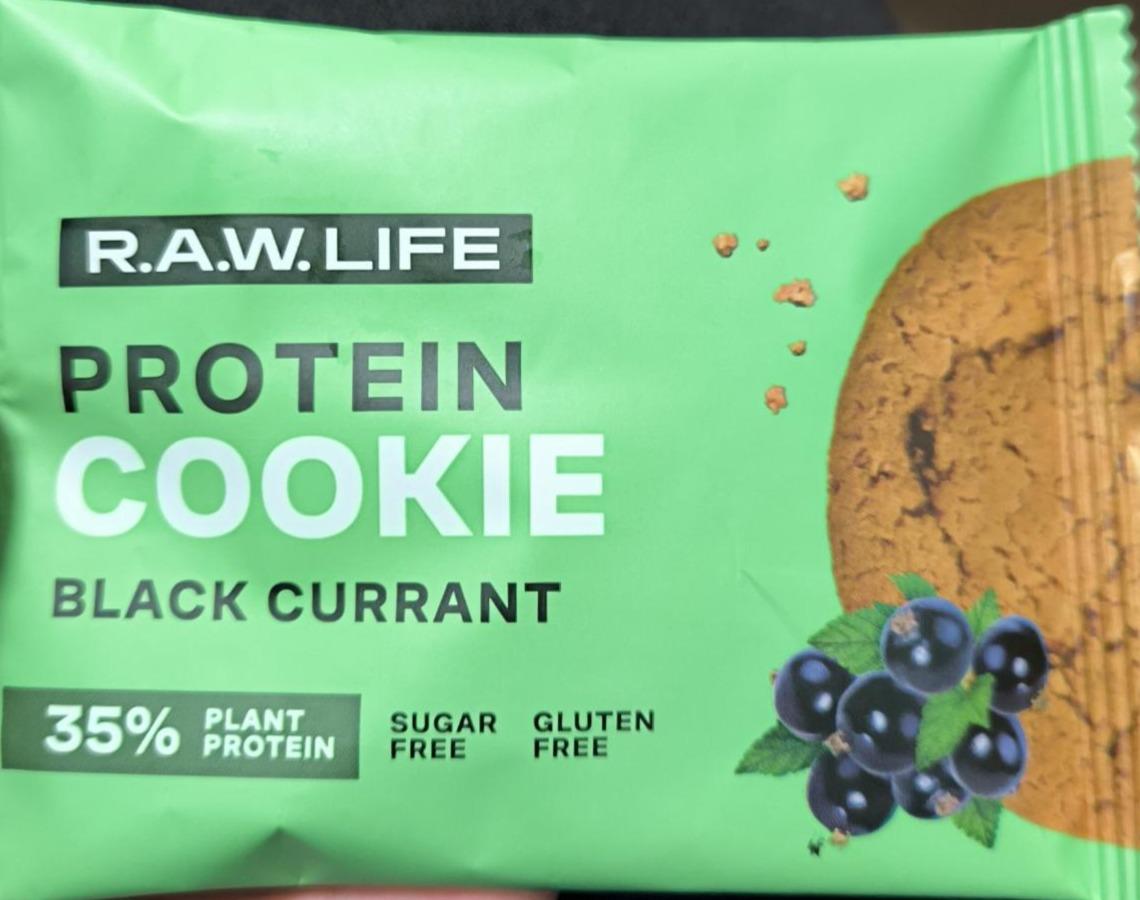 Фото - Печенье протеиновое Черная смородина Protein Cookie R.A.W. Life