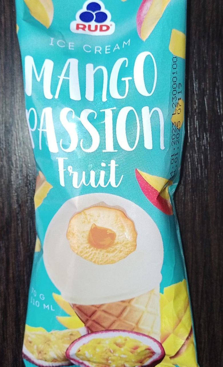 Фото - Мороженое mango passion fruit Rud