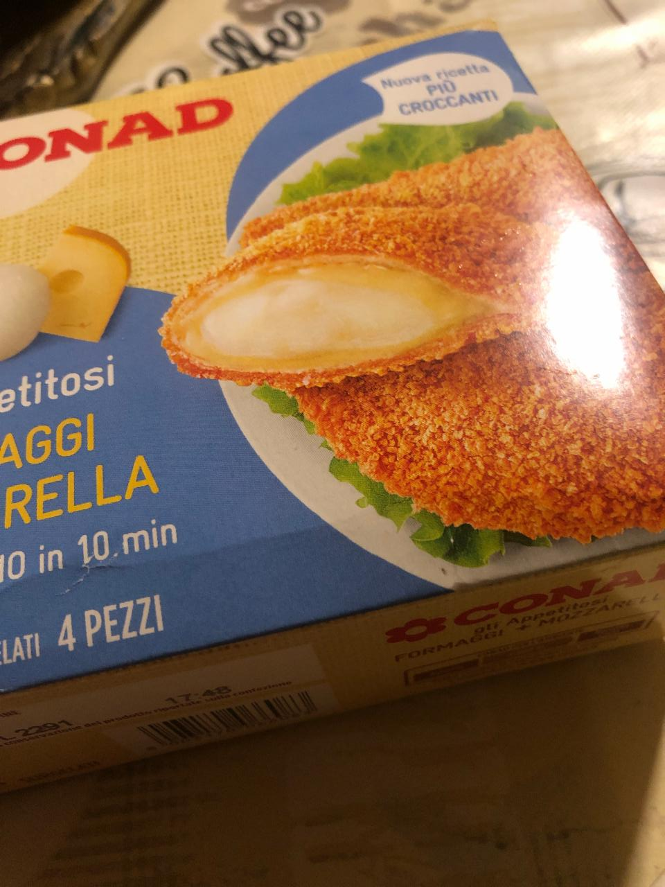 Фото - сыр в кляре моцарелла Formaggi mozzarella Conad