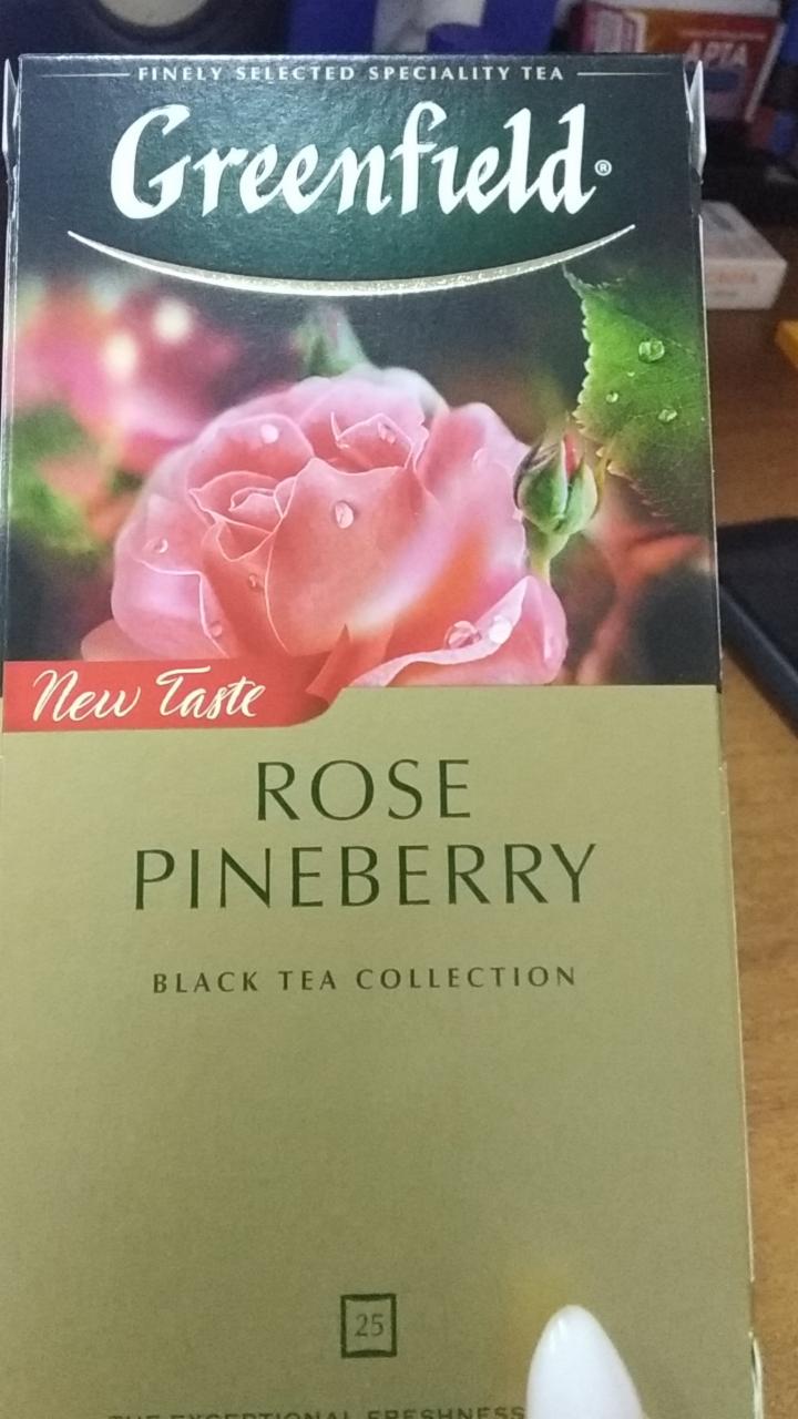 Фото - Чай черный с ароматом белой клубники и розы Rose Pineberry Greenfield