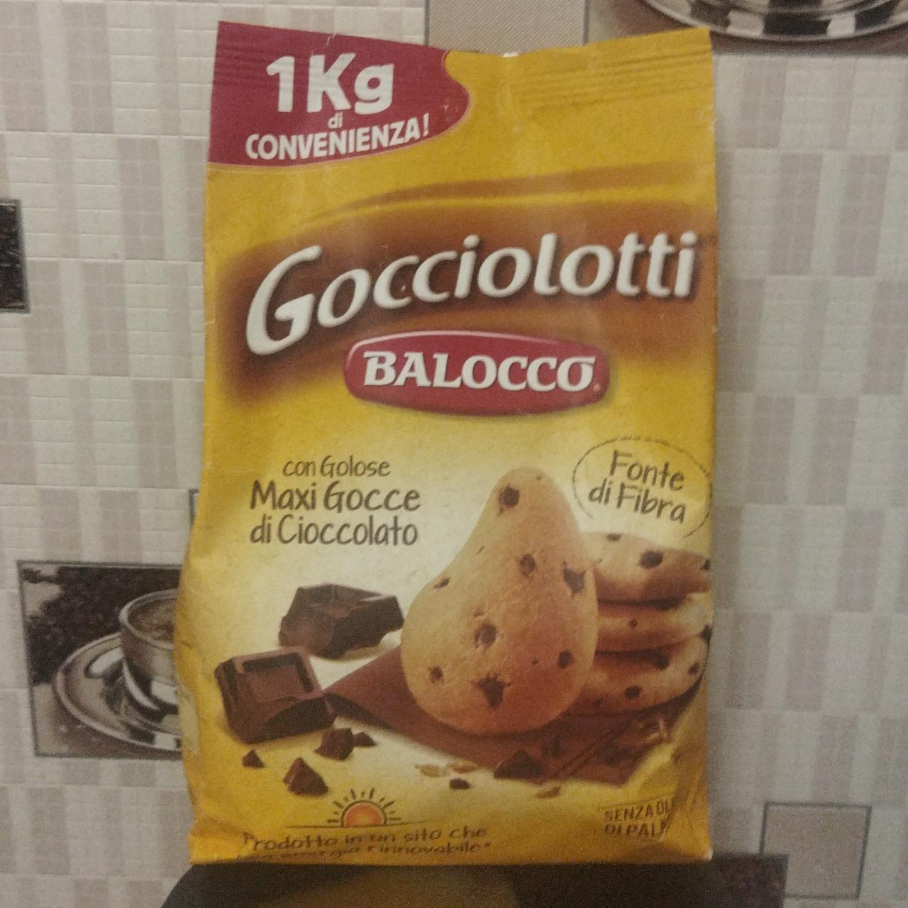 Фото - Печенье с шоколадными каплями Gocciolotti Balocco