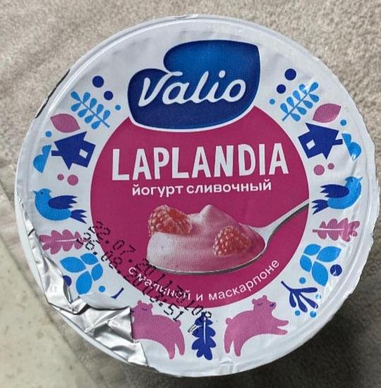 Фото - Laplandia йогурт сливочный с малиной и маскарпоне Valio
