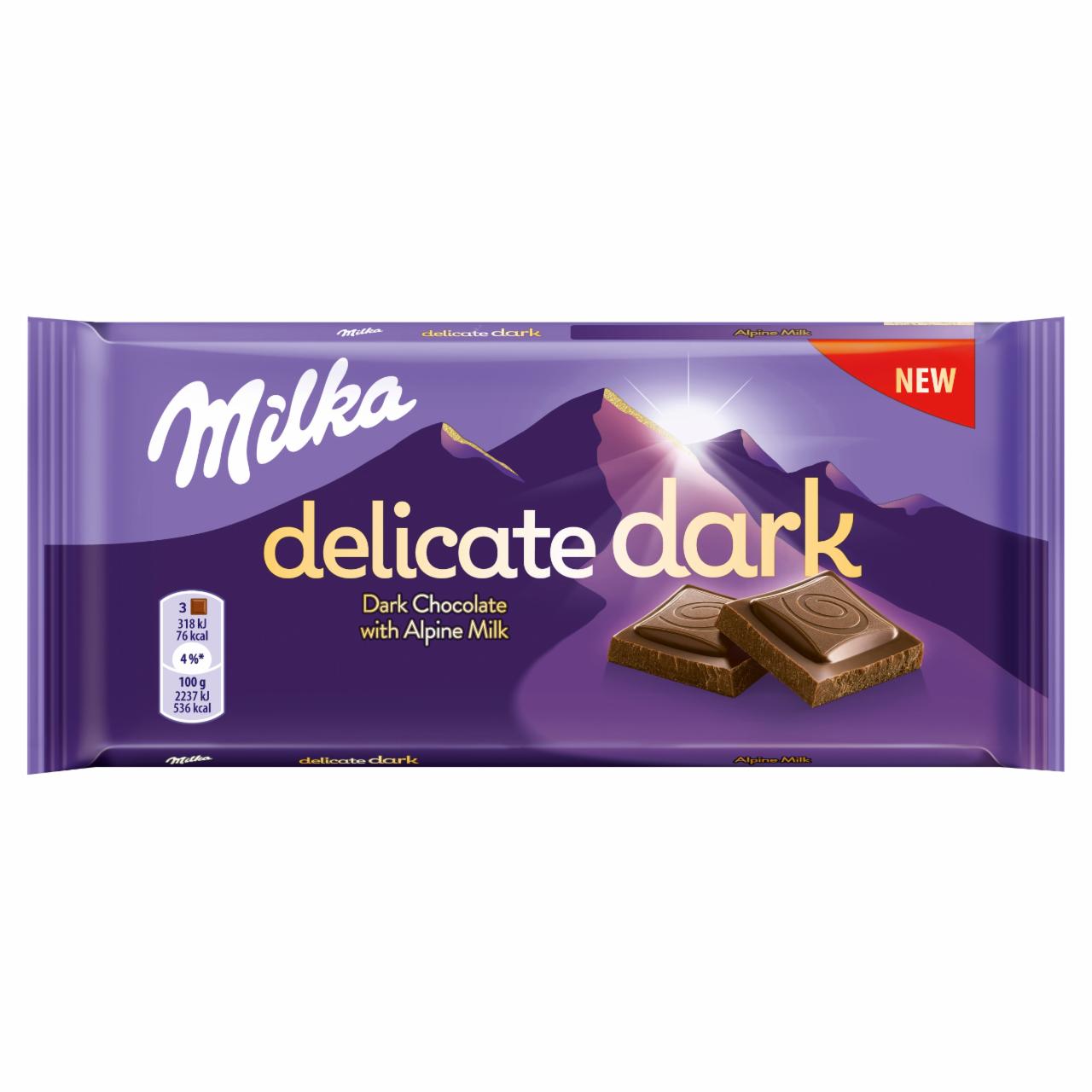 Фото - Шоколад черный из альпийского молока Alpine Milk Chocolate Milka