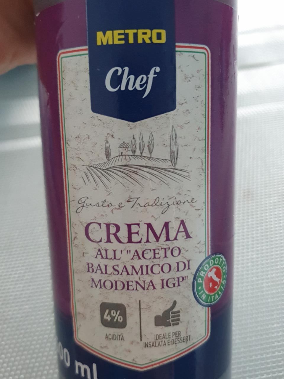 Фото - Крем с бальзамическим уксусом из Модены Metro Chef