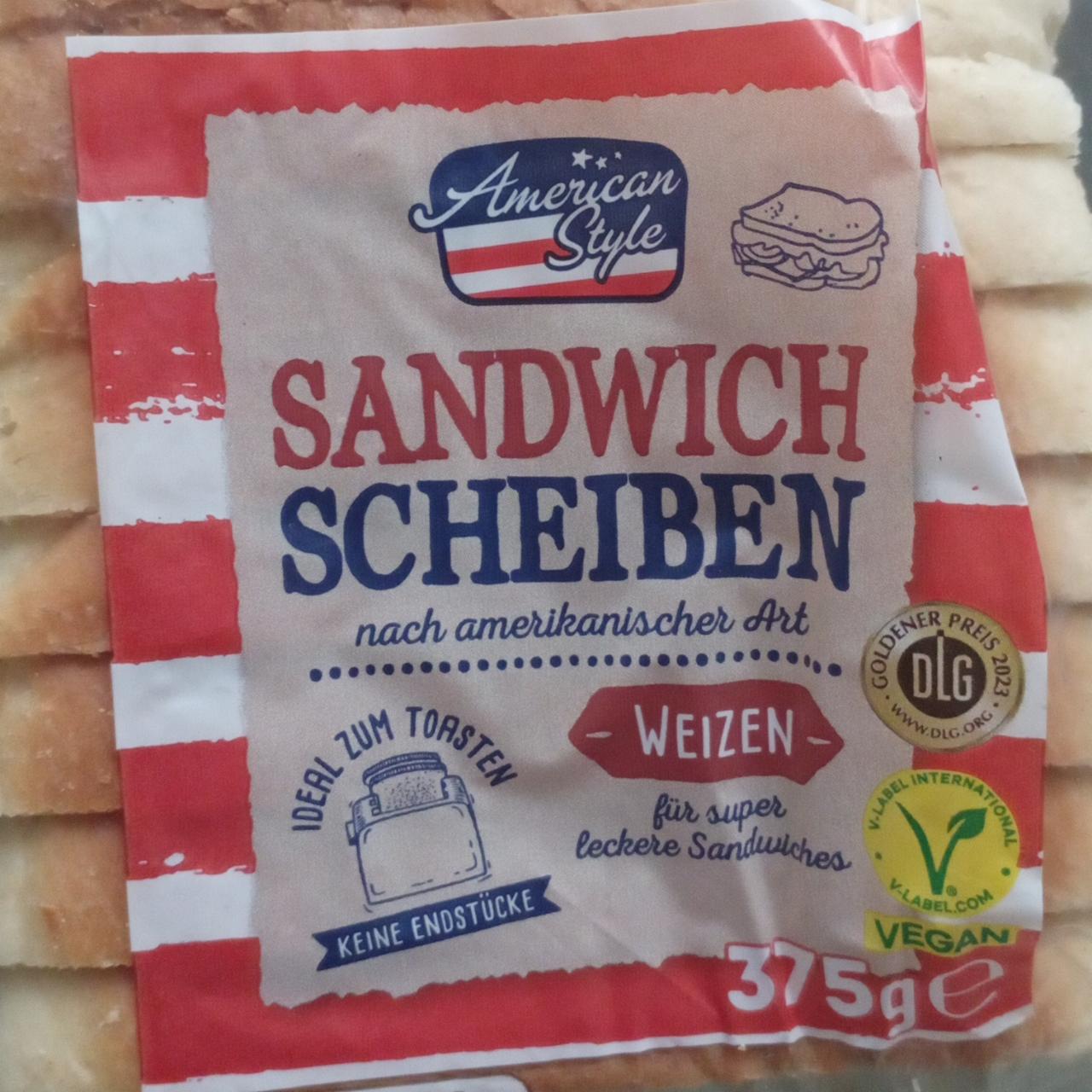 Фото - Sandwich Scheiben American style Weizen