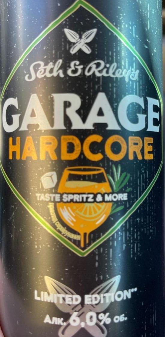 Фото - Пиво специальное 6% пастеризованное Spritz&More Hardcore Seth&Riley's Garage