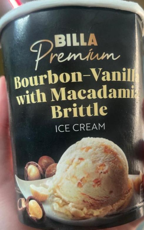 Фото - Smetanová zmrzlina Premium s vanilkou a makadamiovými ořechy Billa