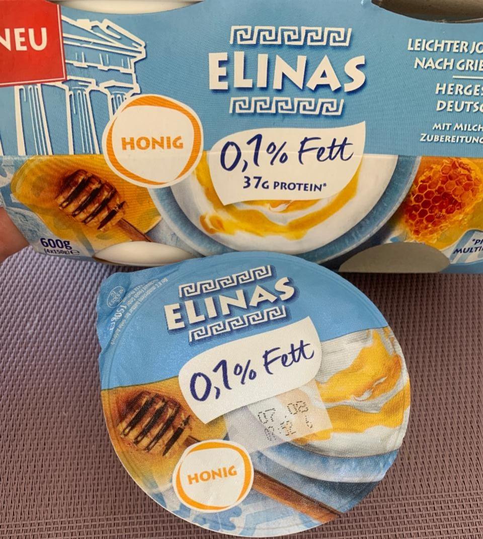 Фото - Йогурт 0.1% Elinas Honing