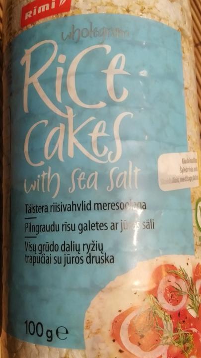 Фото - rice cakes with sea salt Rimi