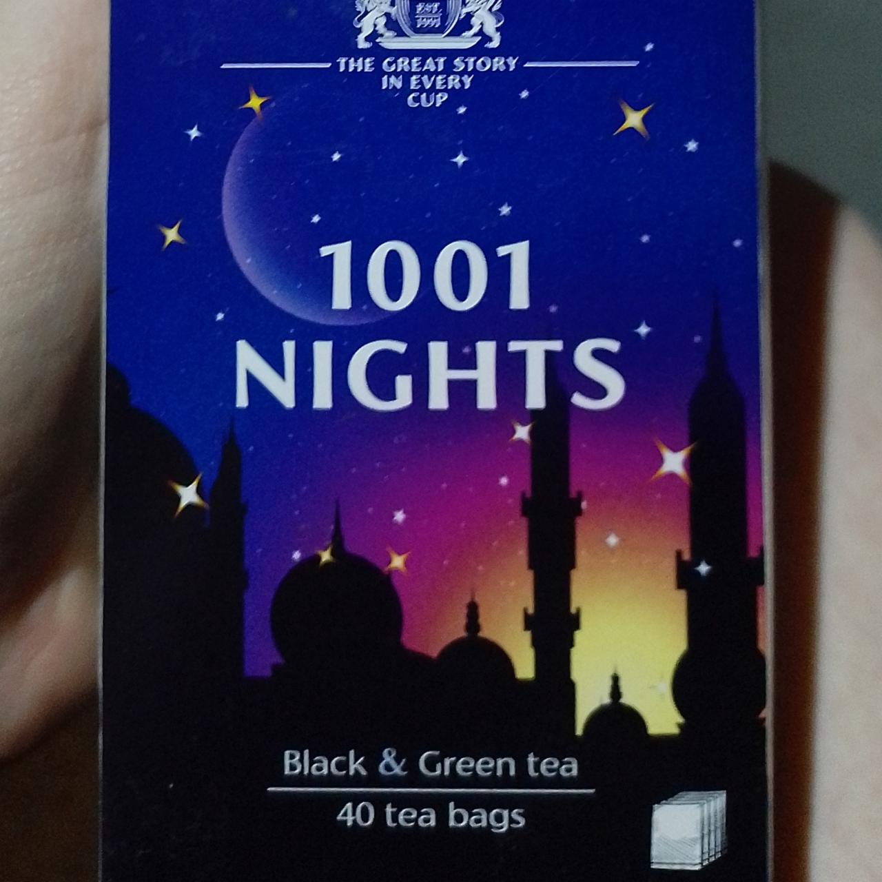 Фото - Чай черный и зеленый 1001 Nights Мономах